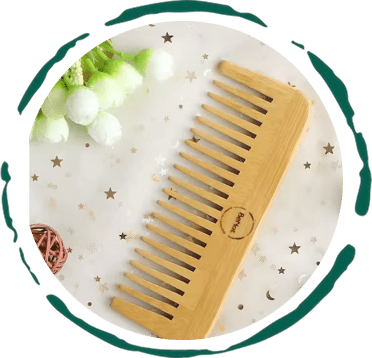 All-Natural Bamboo Hair Comb